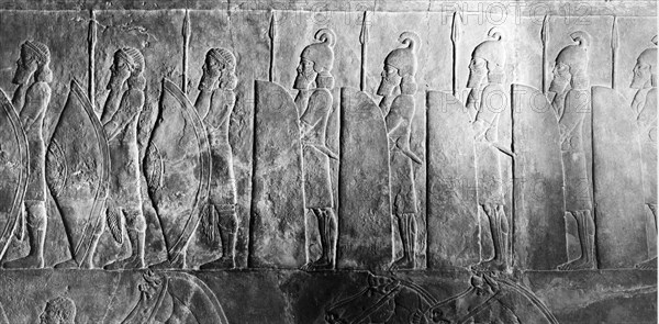 Stone relief from the palace of Ashurnasirpal
