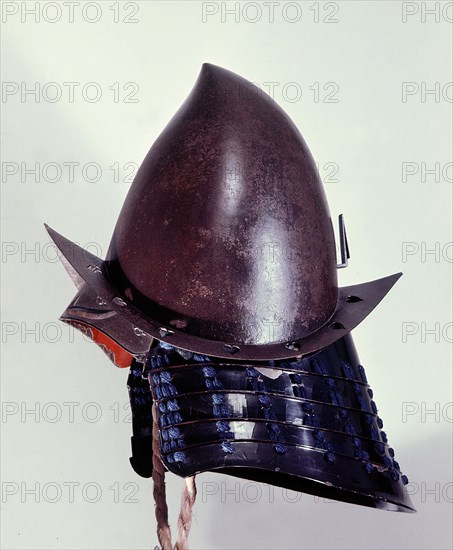 Samurai helmet made by Saotome Ietada in 1600