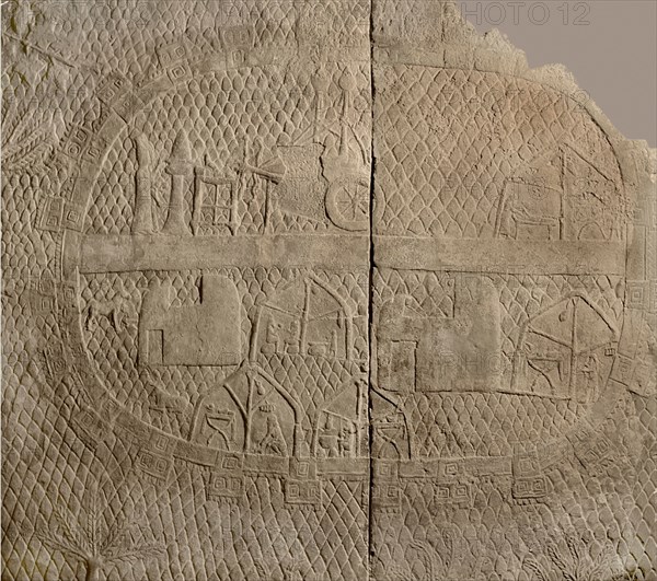 Stone relief from the palace of Sennacherib in Nineveh