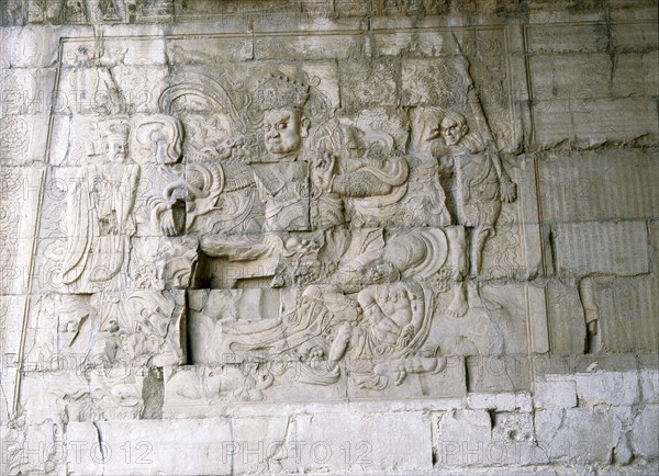 The Great Wall   gate at the centre of the Juyongguan (Chuyungkuan Pass)