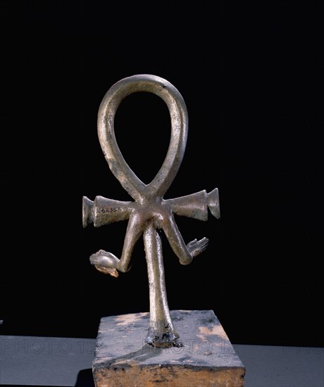 Candlesticks in the form of an ankh from the Tutankhamun burial