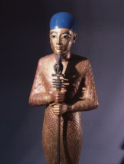 Gold statue of Ptah god of Memphis patron of artists and craftsmen