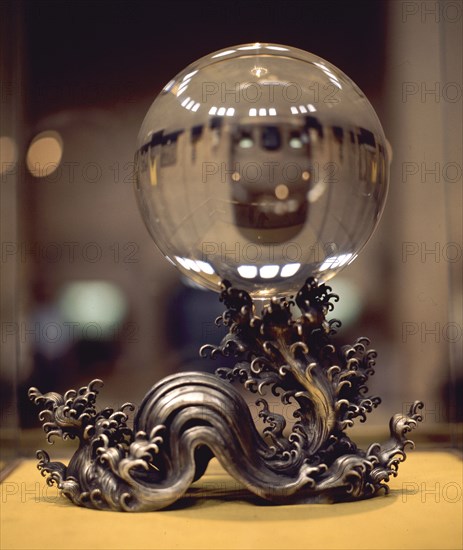Crystal ball which belonged to Empress Dowager Tzu hsi, the last Empress of China