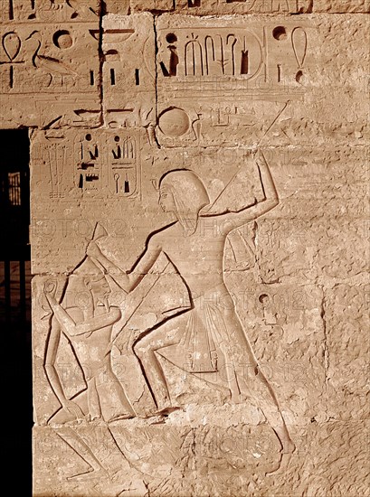 Relief at Medinet Habu