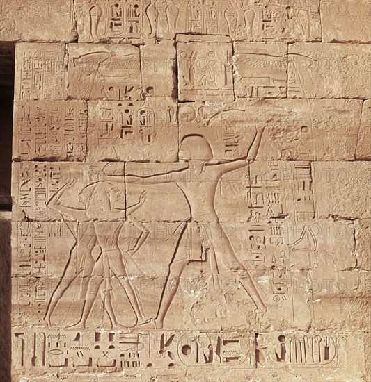 Relief at Medinet Habu