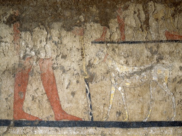 Fragment of a painting from the tomb of Ity