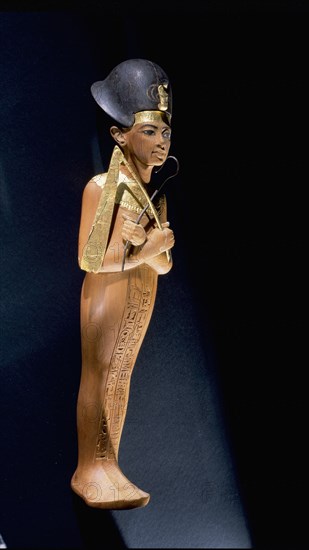 One of the many shabti from the tomb of Tutankhamun