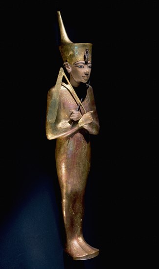 One of the many shabti from the tomb of Tutankhamun