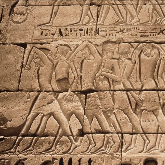 Relief from the temple of Ramesses III at Medinet Habu