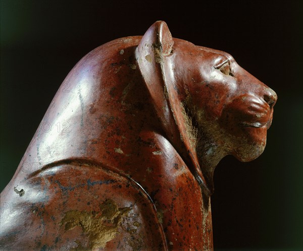 The statue of a seated lion from Nekhen ( Hierakonpolis )