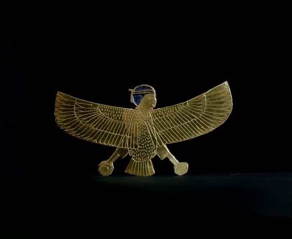 Ba amulet from the tomb of Prince Hornakht, son of Osorkon II