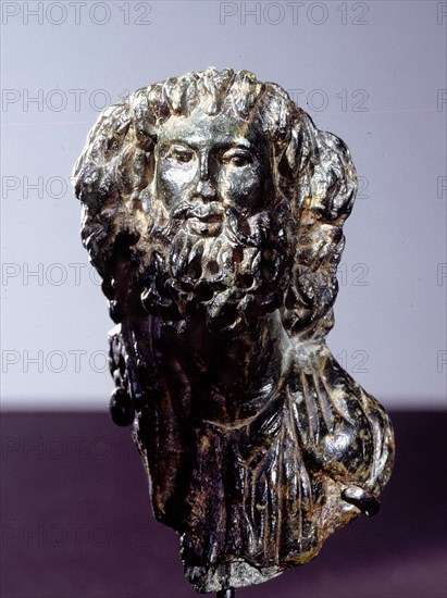 Fragment of a statue of Herodotus, the first narrative historian of the ancient world