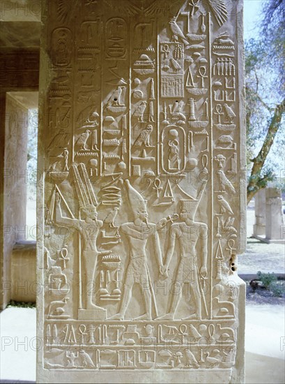 Relief from the White Chapel of Sesostris I