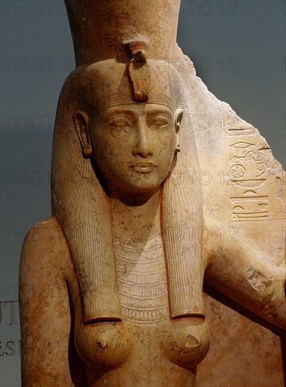 Statue of Mut, the Theban mother goddess, ascribed to the reign of Horemheb