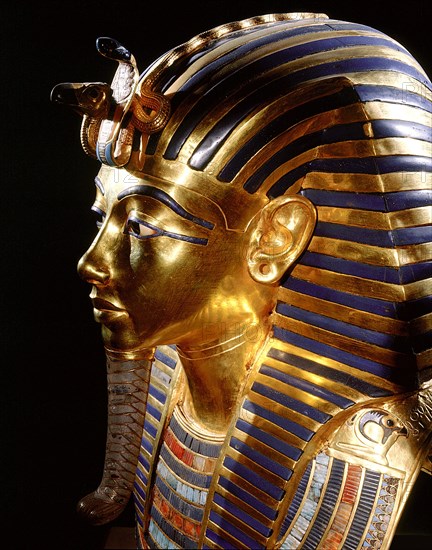 The mask of Tutankhamun