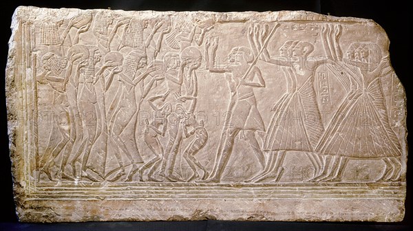 Relief from a private tomb at Saqqara, reused in the Serapeum