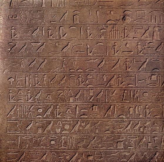 Detail from the boundary stele of Senusret III