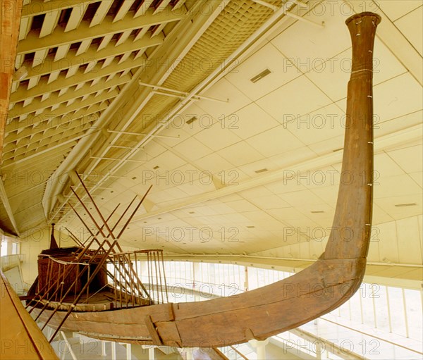 The funerary boat of King Cheops