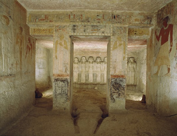 The tomb of Meresankh, one of the queens of Khephren
