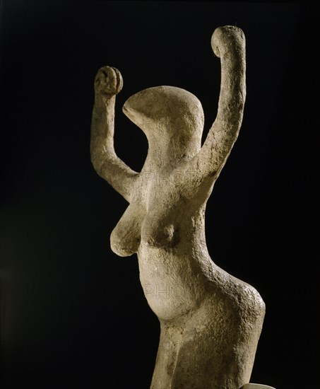 Statuette of a woman Bird deity