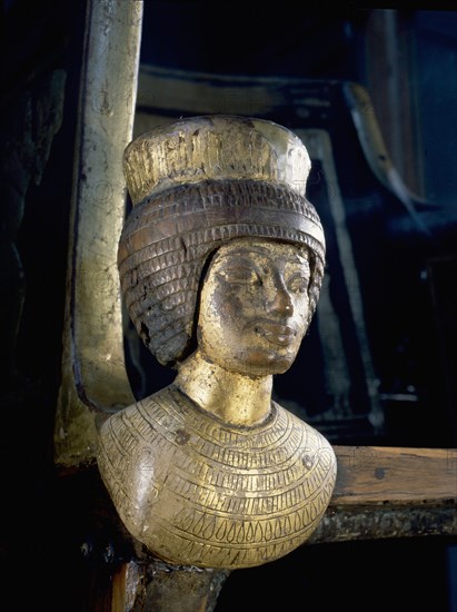 The chair of Princess Sitamun, first born daughter of Amenhotep III and Tiye