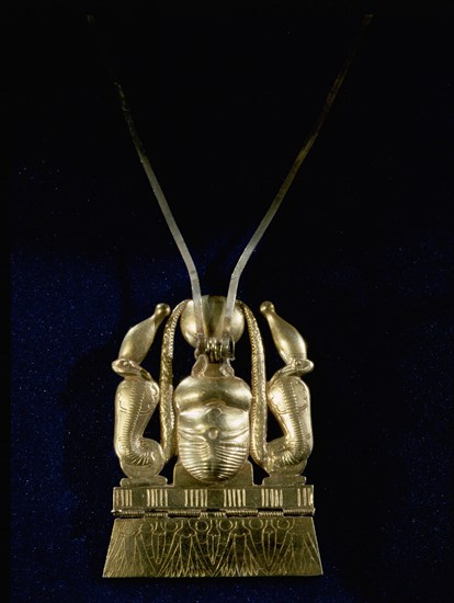 Scarab pectoral from the burial of Shoshenq II