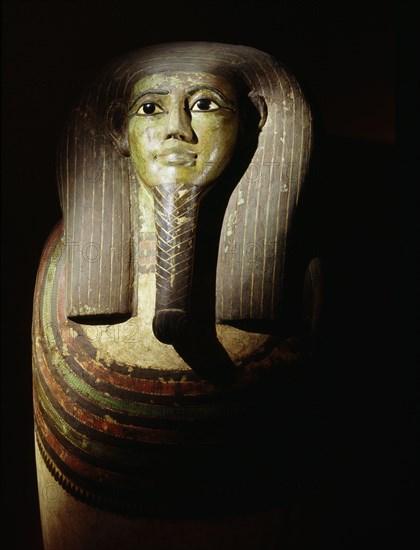 Mummiform coffin of Hor, attributed to a funerary workshop at Heracleopolis Magna in the Fayum