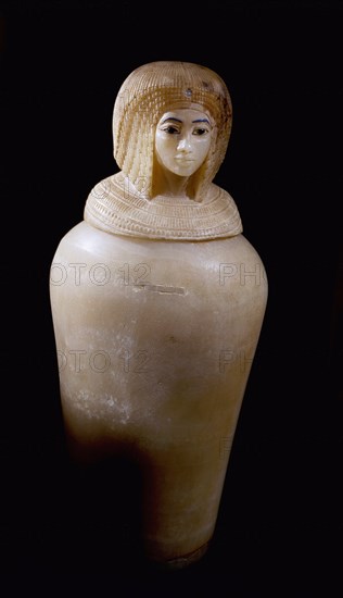 Canopic jar from the unfinished tomb KV 55