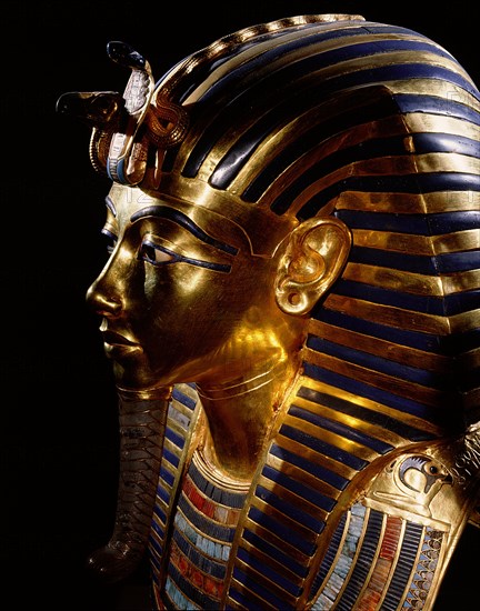 The mask of Tutankhamun