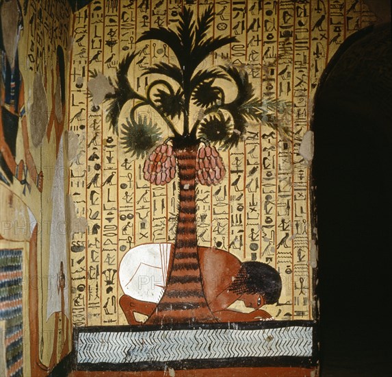 The private tomb of the royal tomb builder, Pashedu