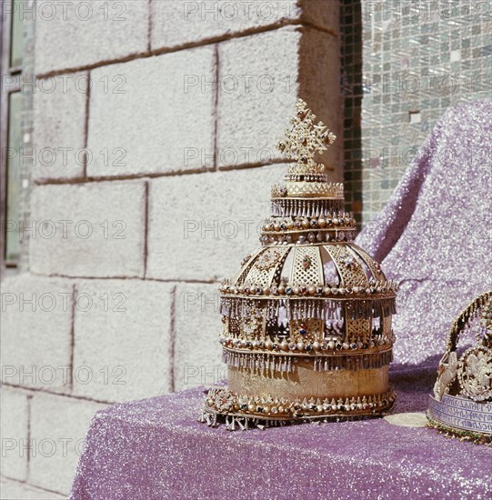 Votive crown from the treasury of the Cathedral of Our Lady of Sion at Axum