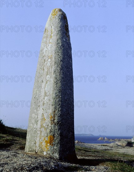 Standing stone at Sainte en Tregastel, Cotes du Nord