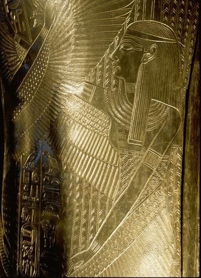 Detail of the second largest shrine of Tutankhamun