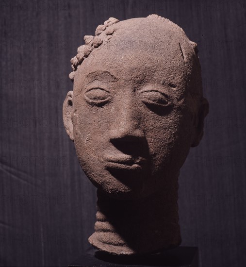 Among some southern Akan groups it was customary to honour the memory of members of the royal lineage by erecting clusters of fired clay heads representing the dead man and his retainers