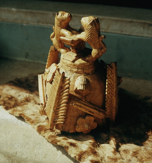 The helmet (crown) of the King of Kumasi