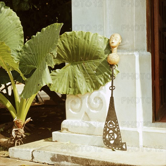 A ceremonial sword used by the Ashanti kings messenger