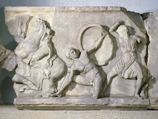 Frieze from the mausoleum of Halicarnassus