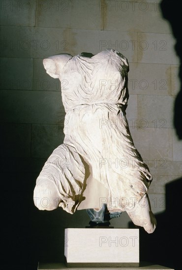 Sculpture from the west pediment of the Parthenon depicting Iris, messenger of the gods