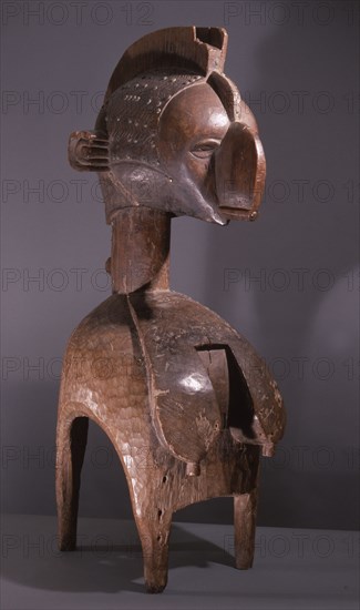 Often incorrectly called Nimba, these headdresses known locally as Damba were owned by Baga villages