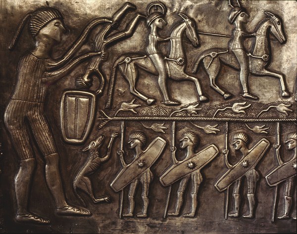 Panel of the Gundestrup cauldron