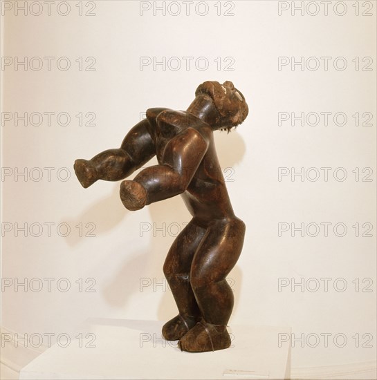 In his journal Captain Cook recorded seeing this unique male figure in the mausoleum of the House of King Kaewe