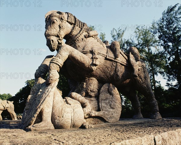 The Temple of the Sun complex at        Konarak