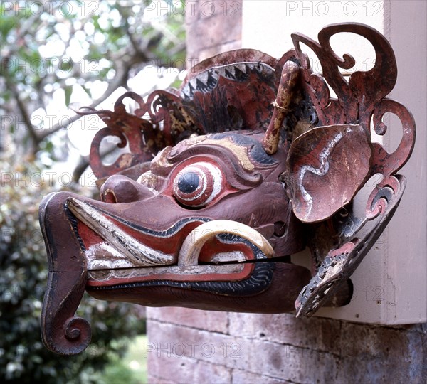 Barong Gajah, an elephants head variant of the Barong dance mask