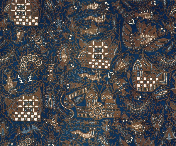 Detail of a batik kain