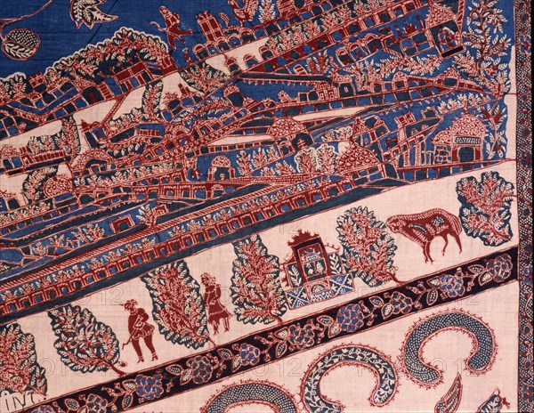 A detail of a batik sarong