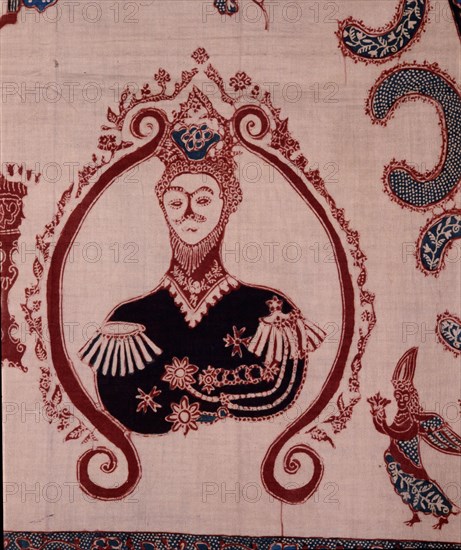 A detail of a batik sarong