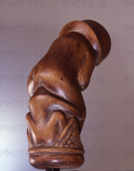 A Javanese kris handle