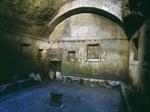 Domus Clementis, a private house, excavated beneath the lower church of St