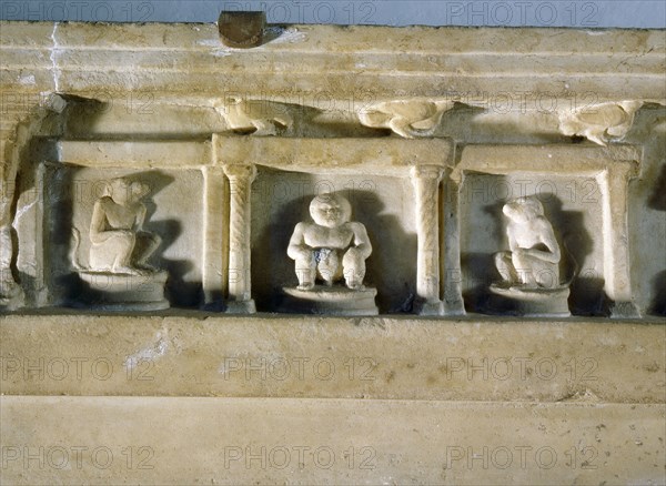 Detail from a relief found at Ariccia, south of Rome