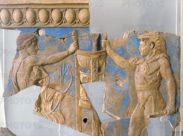 Terracotta plaque from the Temple of Apollo on the Palatine